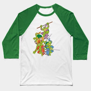 Cowabunga time Baseball T-Shirt